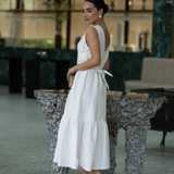 DREAMY DRESS JACQUARD WHITE