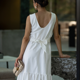 DREAMY DRESS JACQUARD WHITE