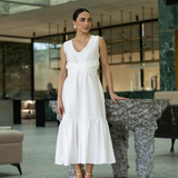 DREAMY DRESS JACQUARD WHITE