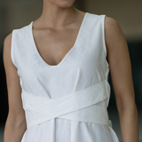 DREAMY DRESS JACQUARD WHITE