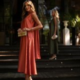 FIESTA DRESS & ENCHARPE TERRACOTA