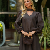 INDEFINÍVEL DRESS CHOCOLAT