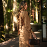 BEM ME AMO DRESS - GOLD