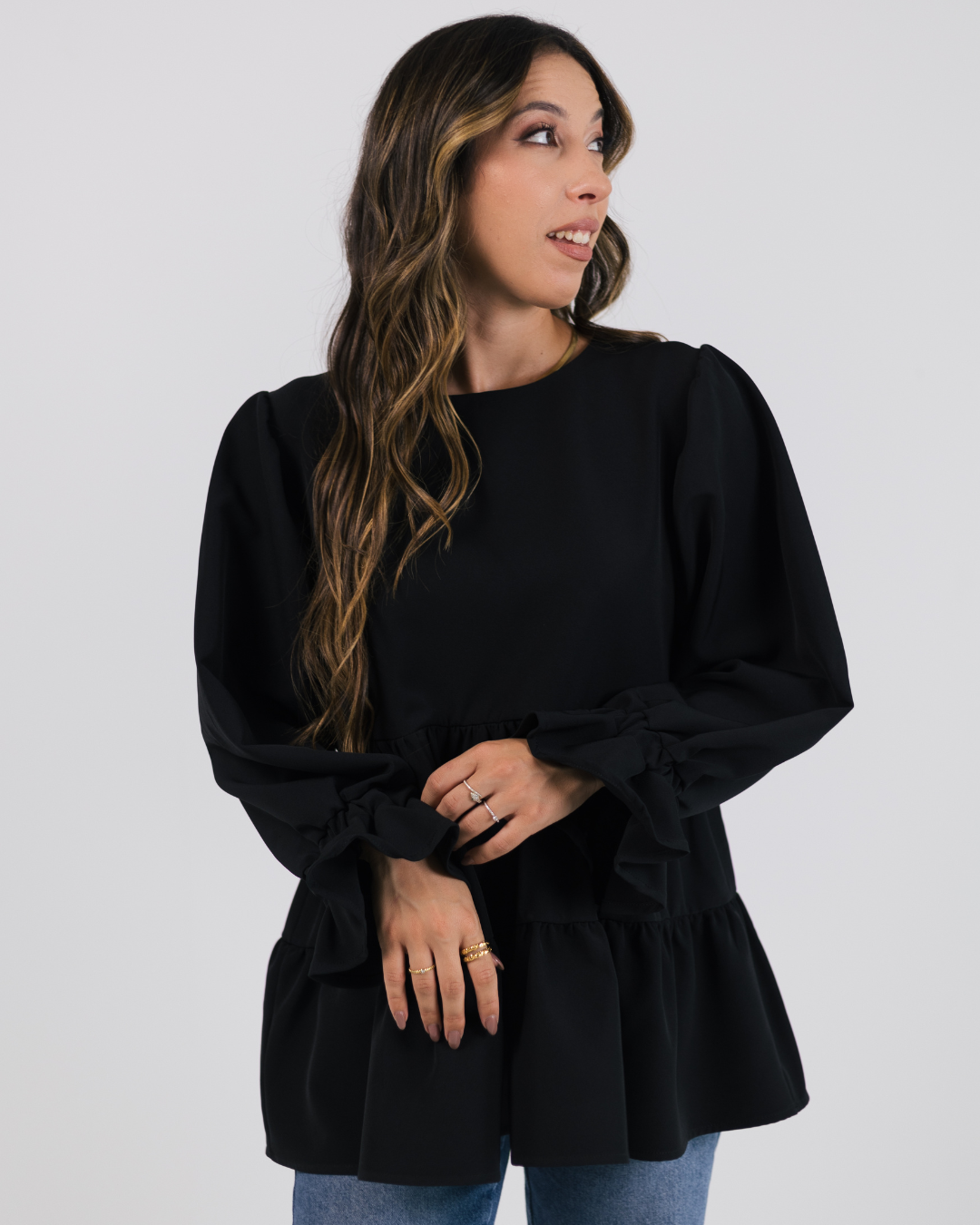 BE LOVE BLOUSE BLACK