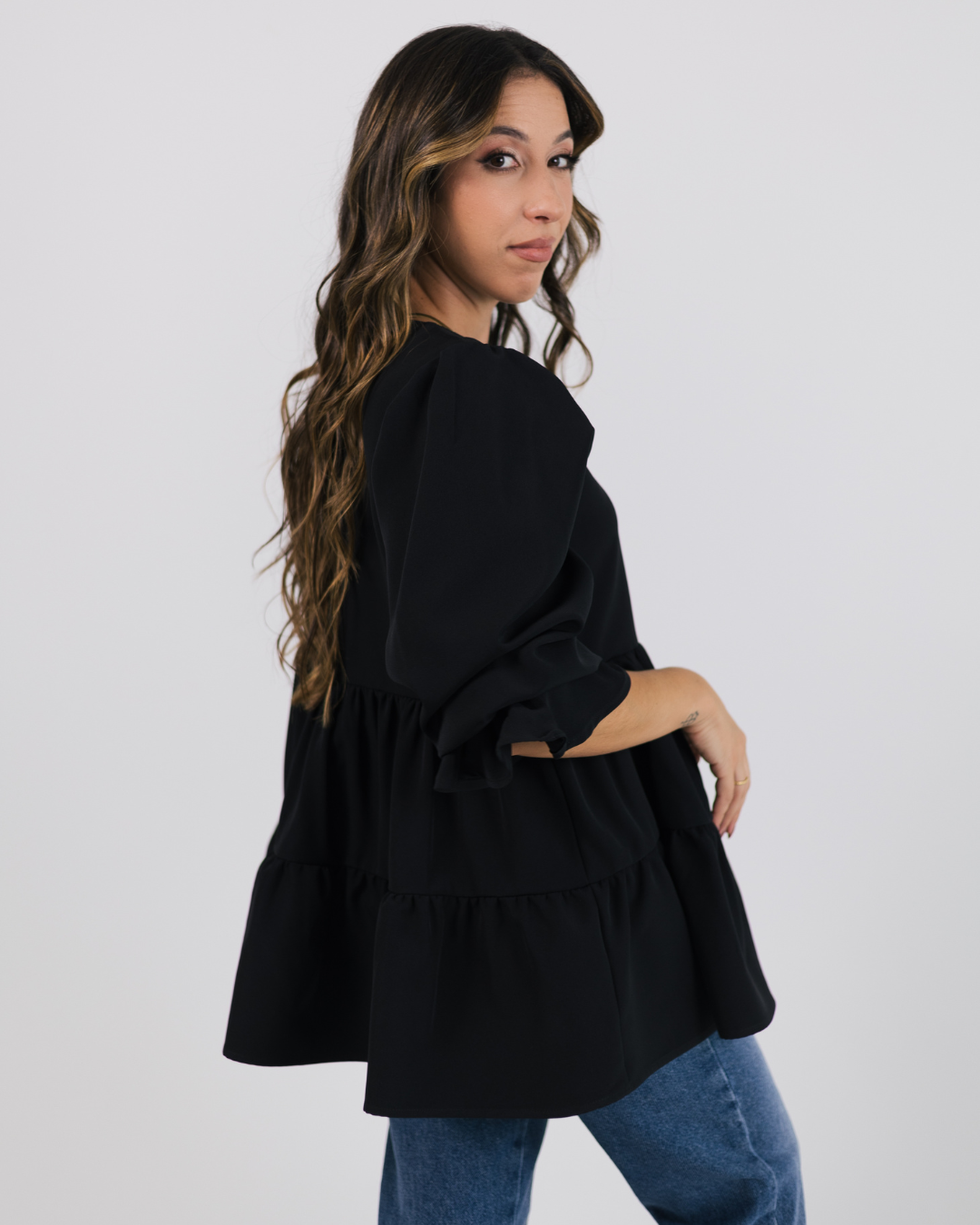 BE LOVE BLOUSE BLACK