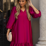 STAR DRESS MAGENTA