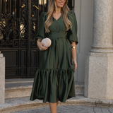 STAR DRESS OLIVE