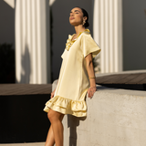 FREE SOUL DRESS BUTTER YELLOW
