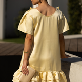 FREE SOUL DRESS BUTTER YELLOW