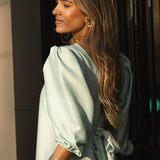 STAR DRESS AQUA GREEN