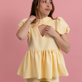 BEM ME QUERO BLOUSE BUTTER YELLOW