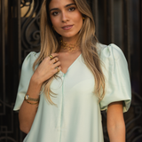 STAR DRESS AQUA GREEN