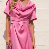 TULIP DRESS BUBBLEGUM