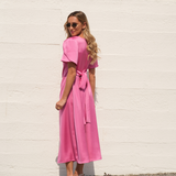 TULIP DRESS BUBBLEGUM