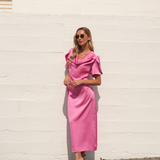 TULIP DRESS BUBBLEGUM