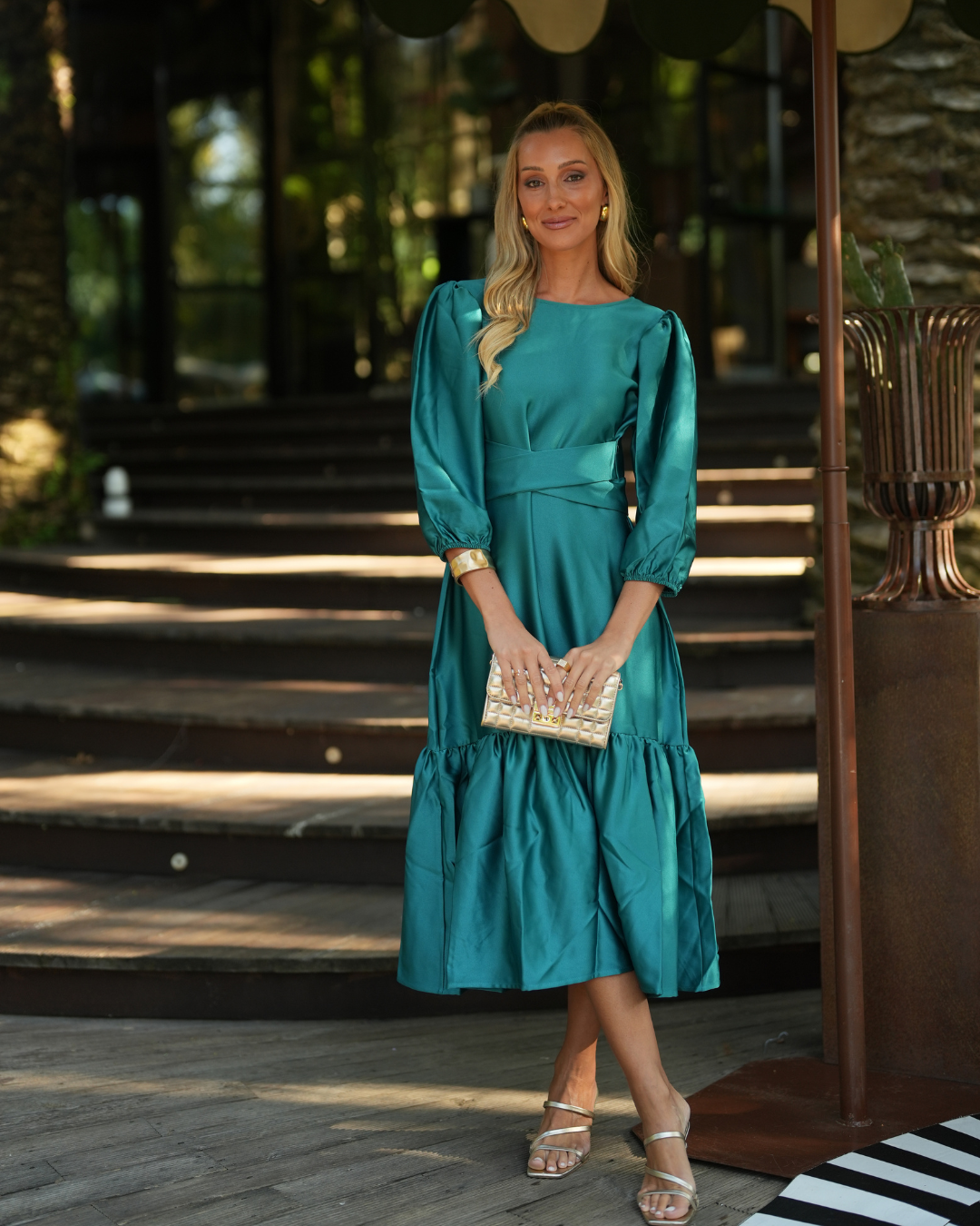 VESTIDO ESTRELLA VERDE ESMERALDA – tsHEARTpt