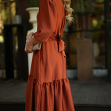 STAR DRESS TERRACOTA