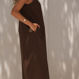 SUNSET DRESS CHOCOLAT