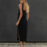 PERSEVERANCE DRESS BLACK LUREX