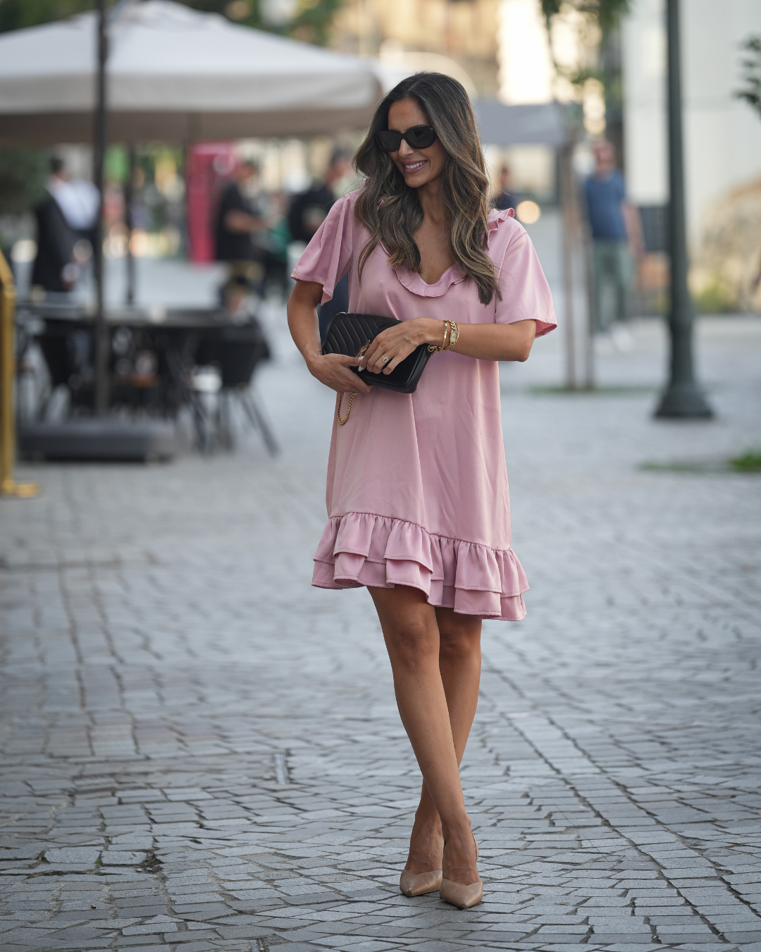 FREE SOUL DRESS ROSE