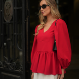 MATTER BLOUSE VELVET