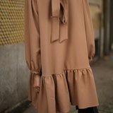 BE TRUE DRESS PEACH CARAMEL