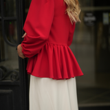 MATTER BLOUSE VELVET