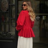MATTER BLOUSE VELVET