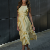 DREAMY DRESS BUTTER YELLOW