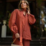 LUZ SHIRT TERRACOTA
