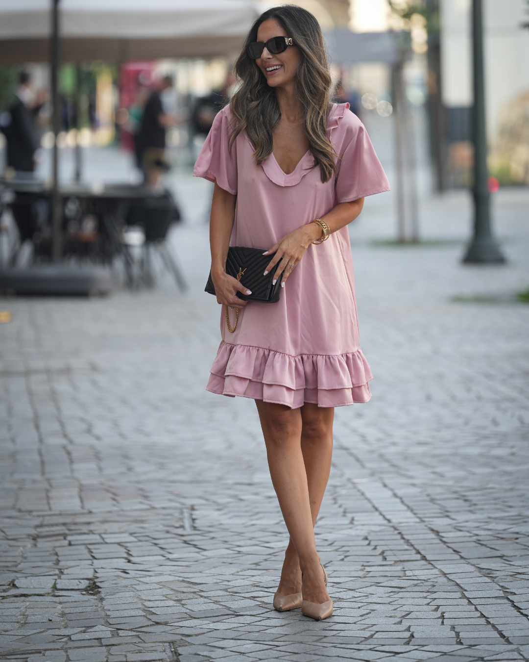 FREE SOUL DRESS ROSE