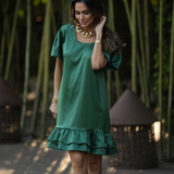 FREE SOUL DRESS RUBY GREEN