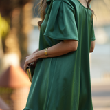 FREE SOUL DRESS RUBY GREEN
