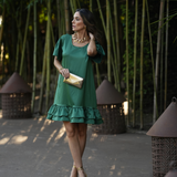FREE SOUL DRESS RUBY GREEN