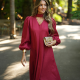 INDEFINÍVEL DRESS CERISE