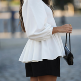 MATTER BLOUSE WHITE