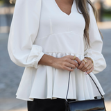 MATTER BLOUSE WHITE