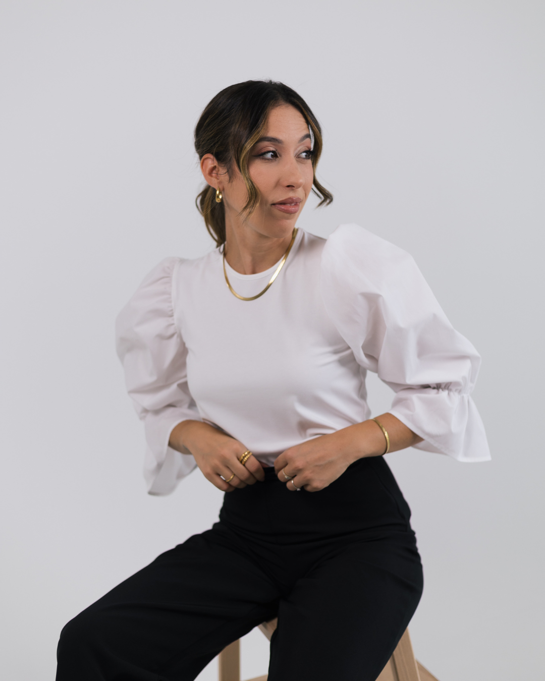 BE STRONG BLOUSE WHITE