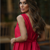 DREAMY DRESS RED VELVET