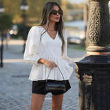 MATTER BLOUSE WHITE