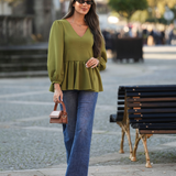 MATTER BLOUSE OLIVE