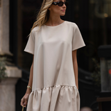 TRUST DRESS BEIGE