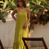 IBIZA DRESS LIME