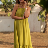 IBIZA DRESS LIME