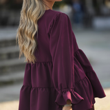 BE LOVE BURGUNDY BLOUSE