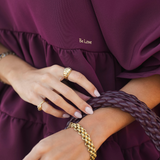 BE LOVE BURGUNDY BLOUSE