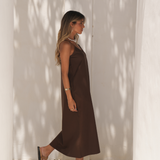 SUNSET DRESS CHOCOLAT
