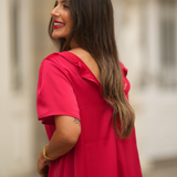 FREE SOUL DRESS RED VELVET