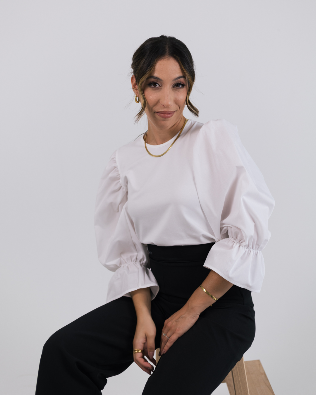 BE STRONG BLOUSE WHITE