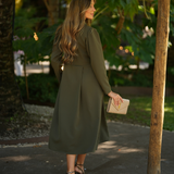 FEMME DRESS & COAT OLIVE